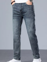 Men's Casual Straight-Leg Jeans