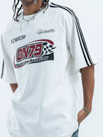 Men's Graphic Round Neck Oversized T-Shirt